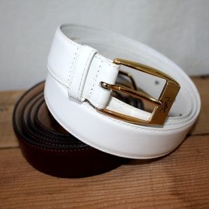 Yves Saint Laurent Leather Belt